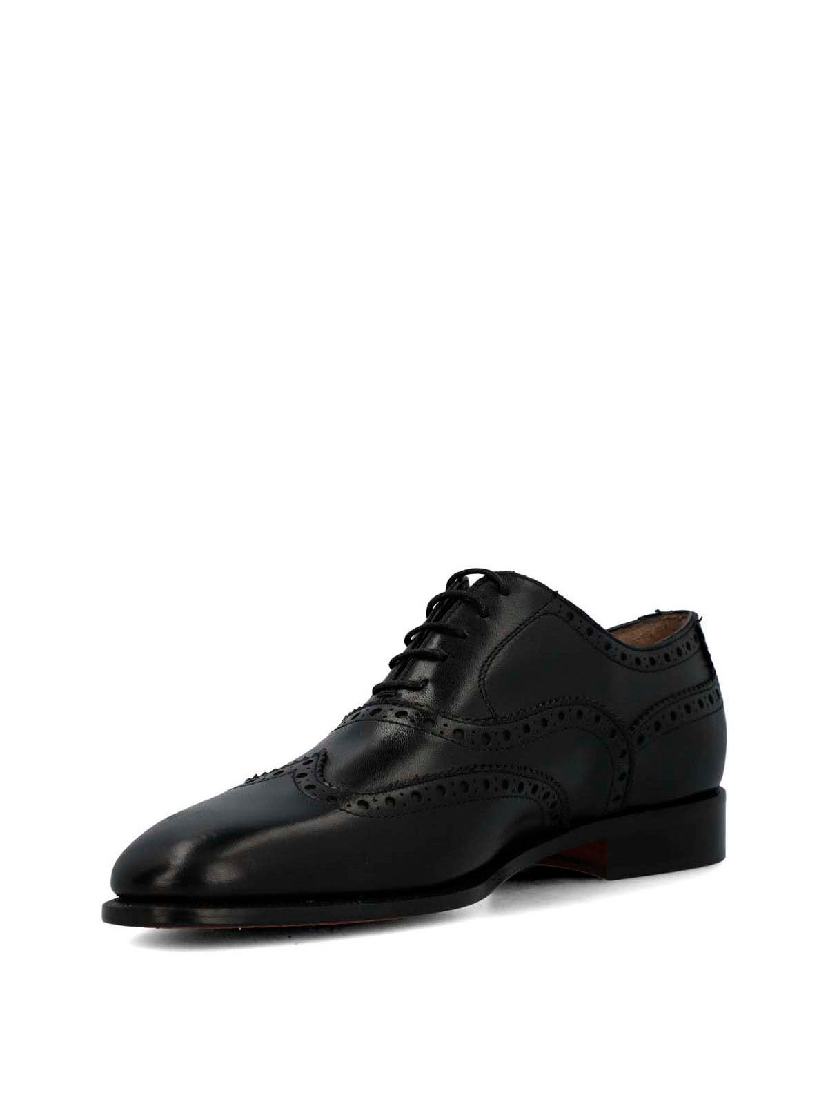 Zapato Italiano Cuero Hombre Sorriso Negro