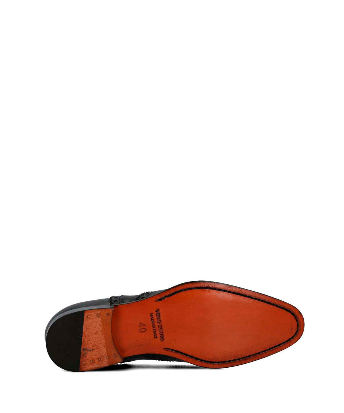 Zapato Italiano Cuero Hombre Sorriso Negro