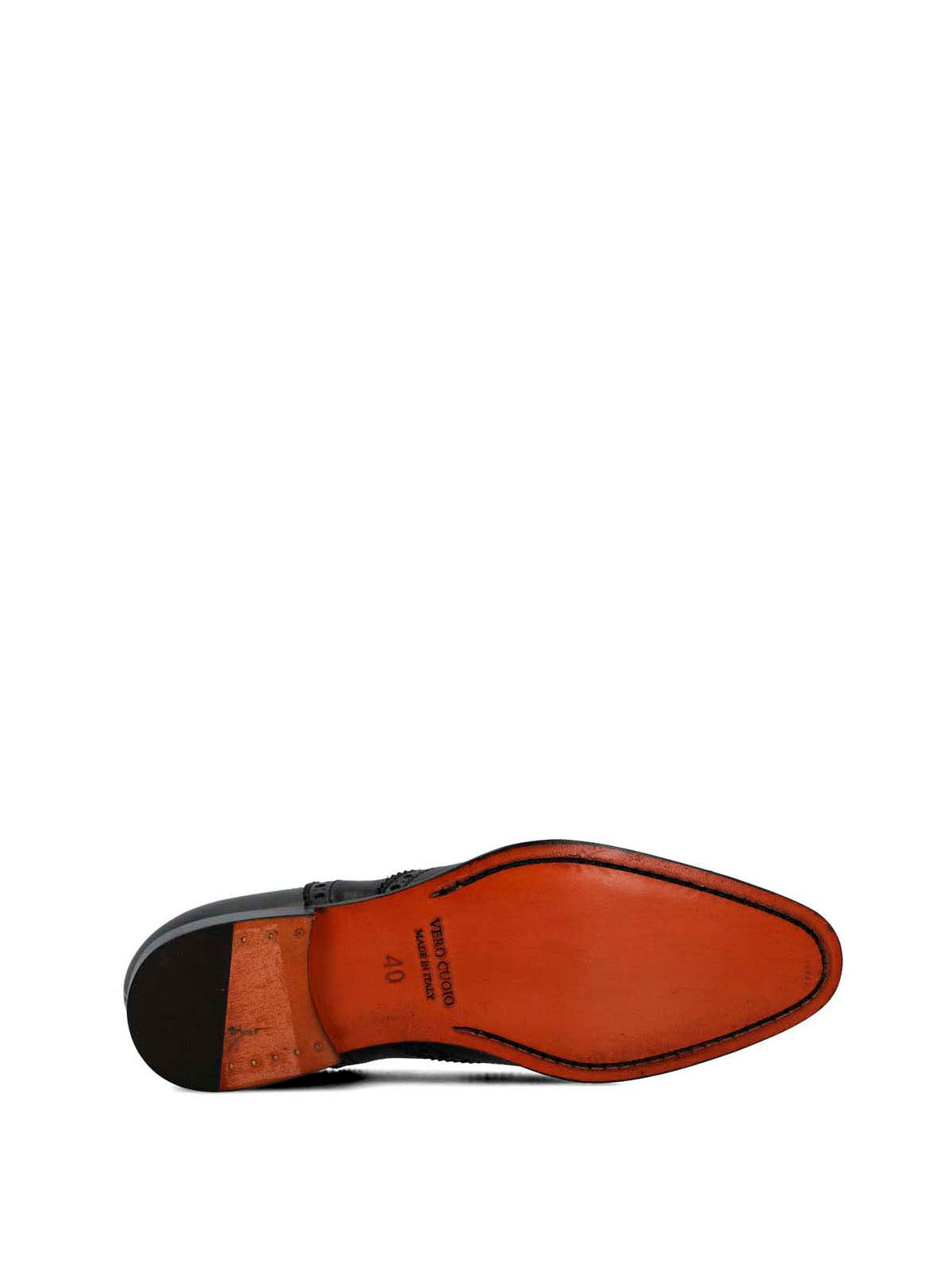 Zapato Italiano Cuero Hombre Sorriso Negro