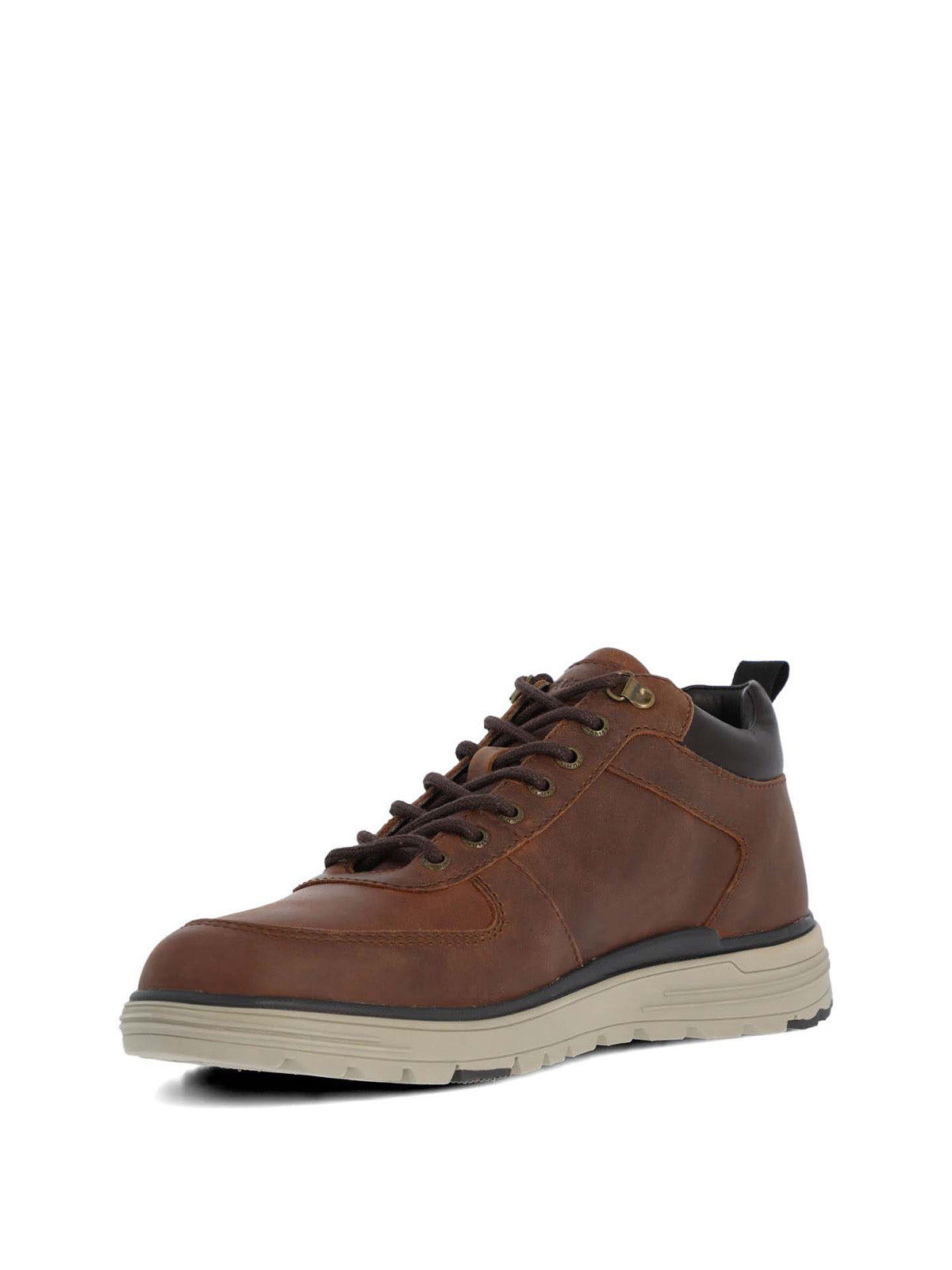 Botin Cuero Hombre Bruce Café