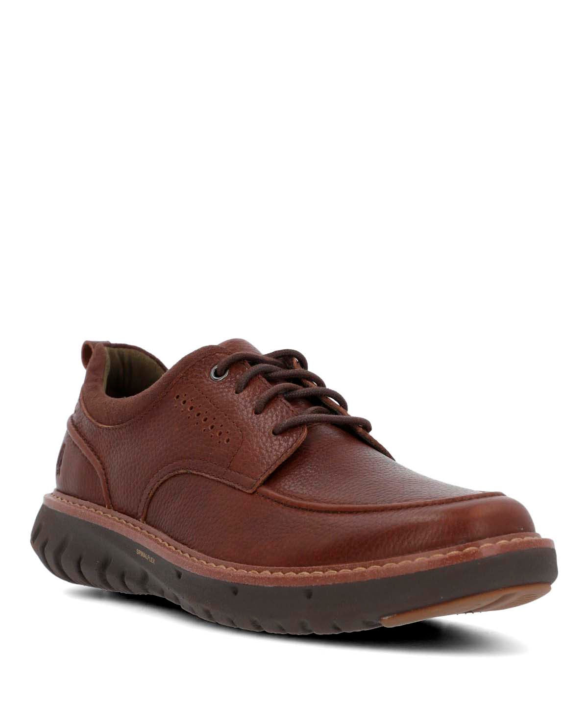 Zapato Cuero Hombre Smart Derby Café