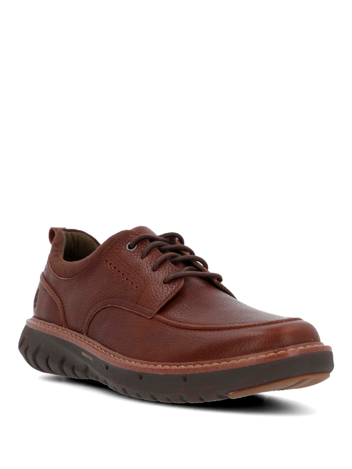 Zapato Cuero Hombre Smart Derby Café