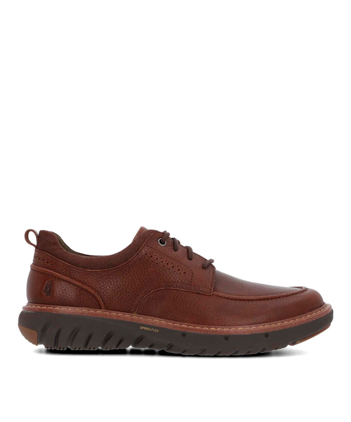 Zapato Cuero Hombre Smart Derby Café