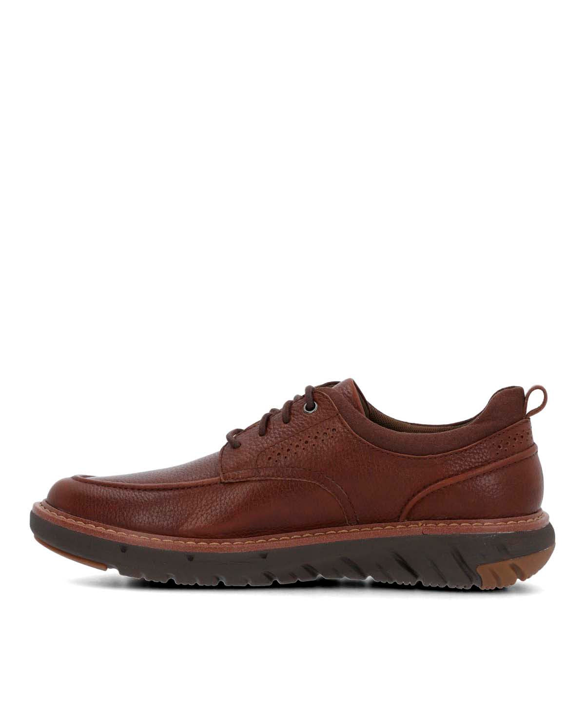 Zapato Cuero Hombre Smart Derby Café