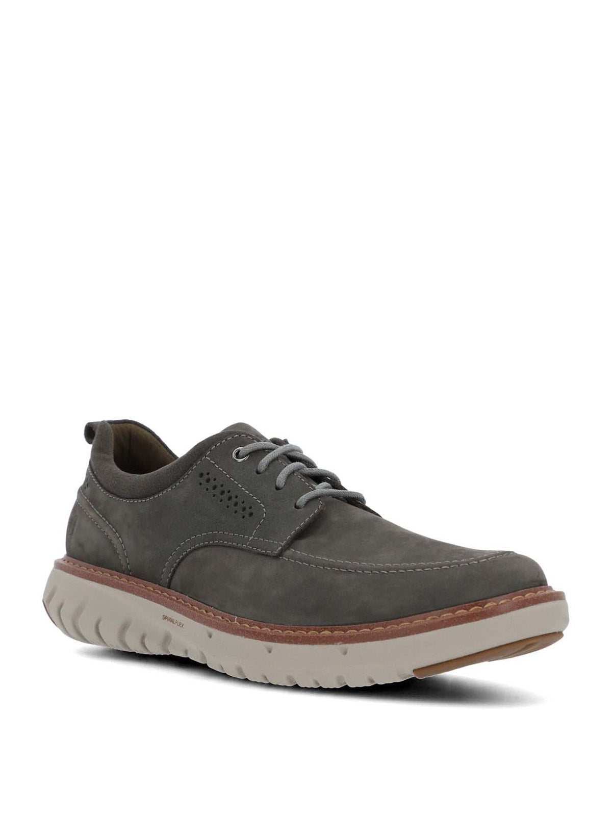 Zapato Cuero Hombre Smart Derby Gris
