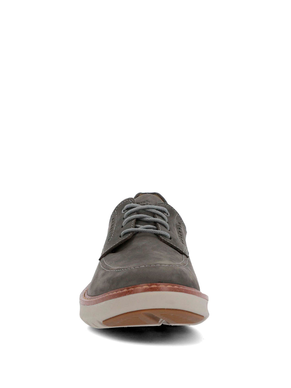 Zapato Cuero Hombre Smart Derby Gris