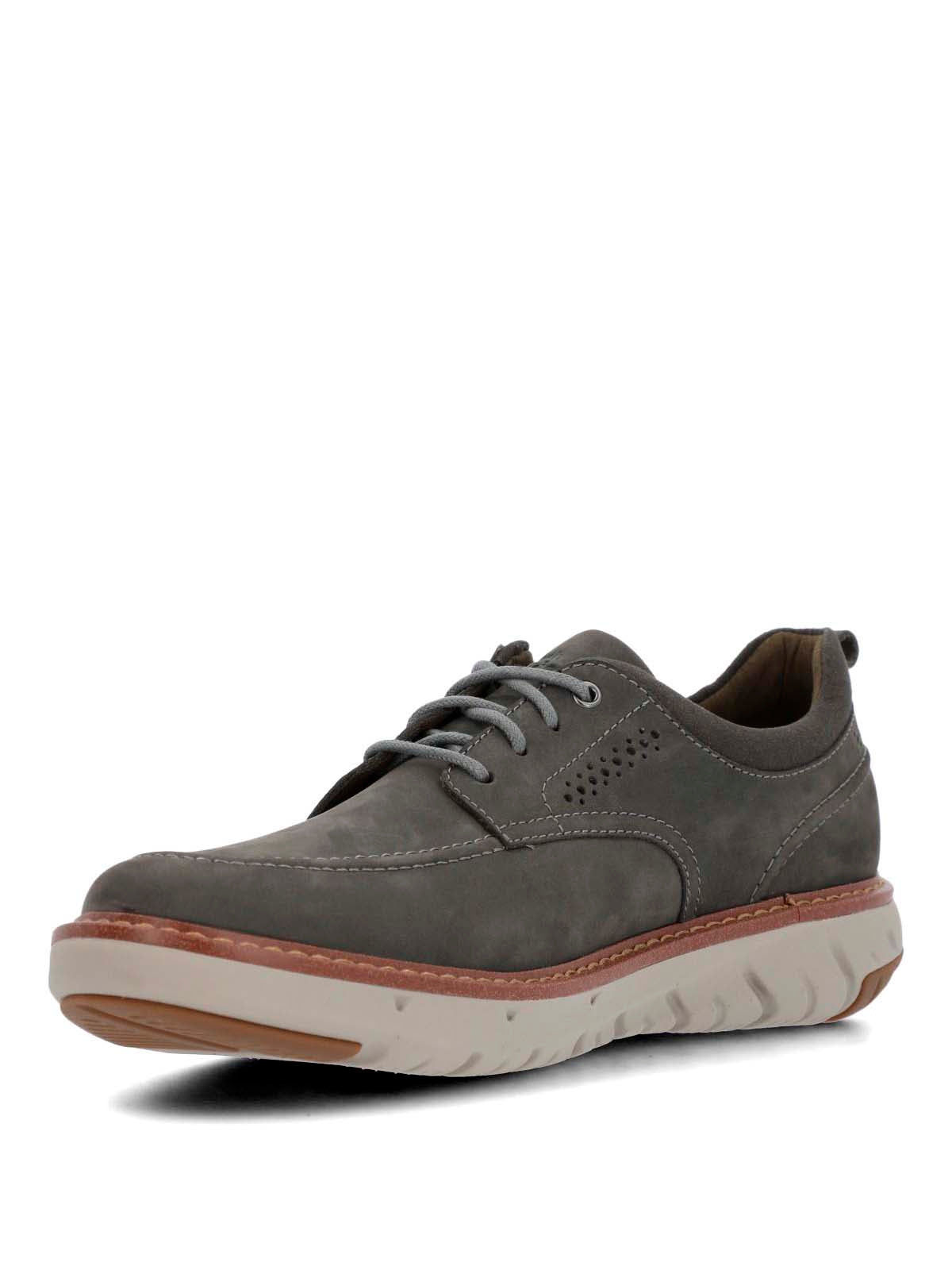 Zapato Cuero Hombre Smart Derby Gris