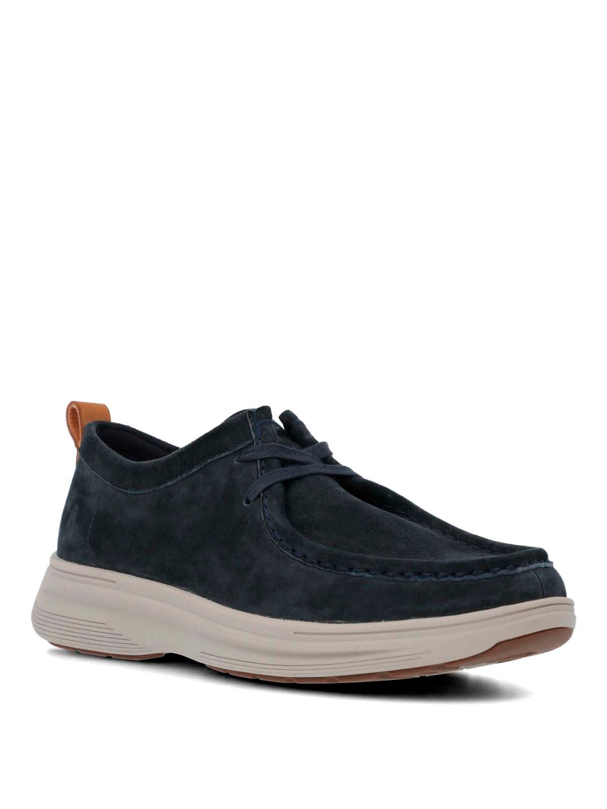 Zapato Cuero Hombre Walls Azul