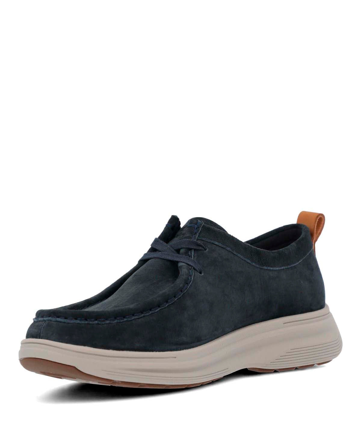 Zapato Cuero Hombre Walls Azul