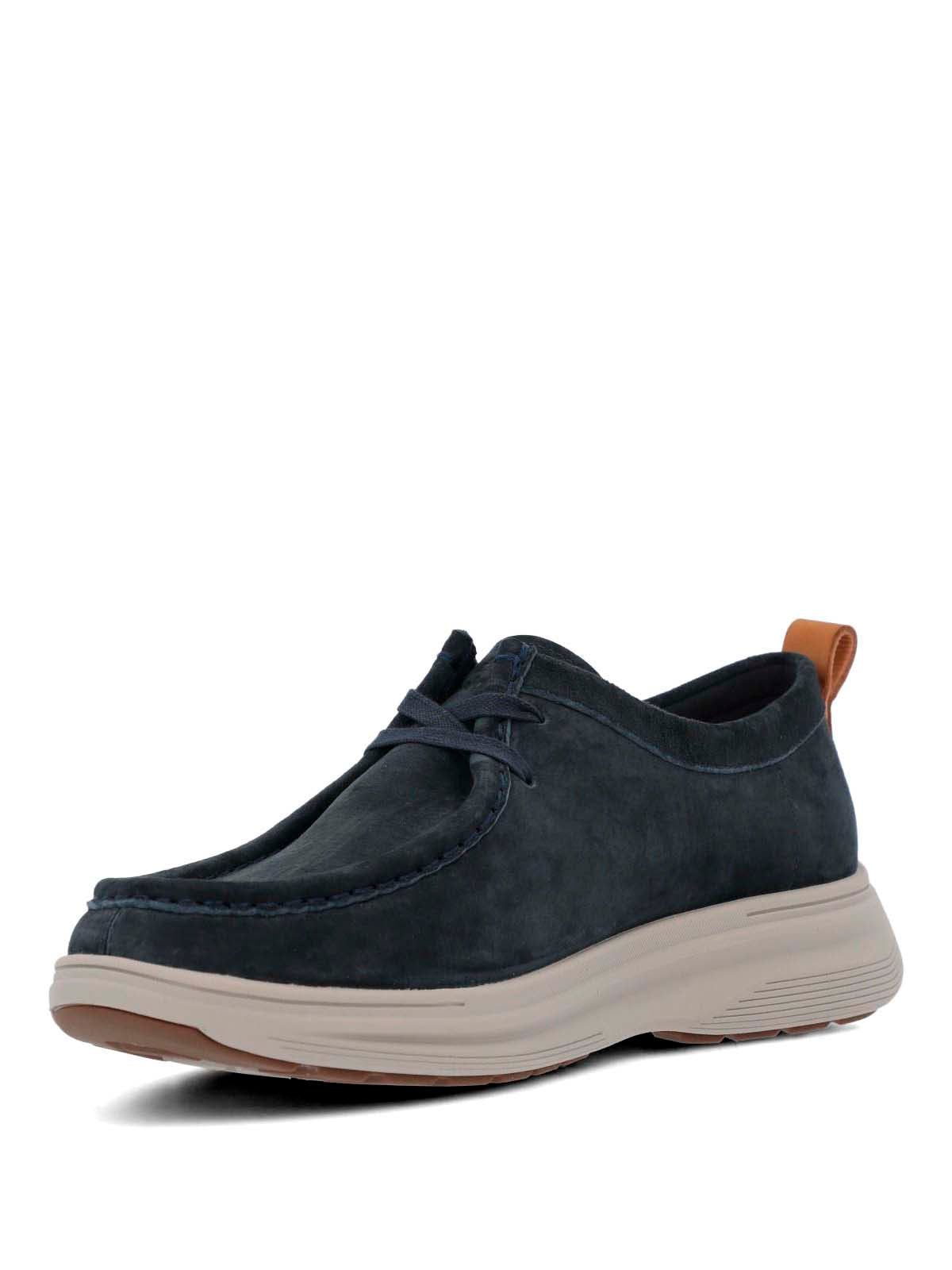 Zapato Cuero Hombre Walls Azul