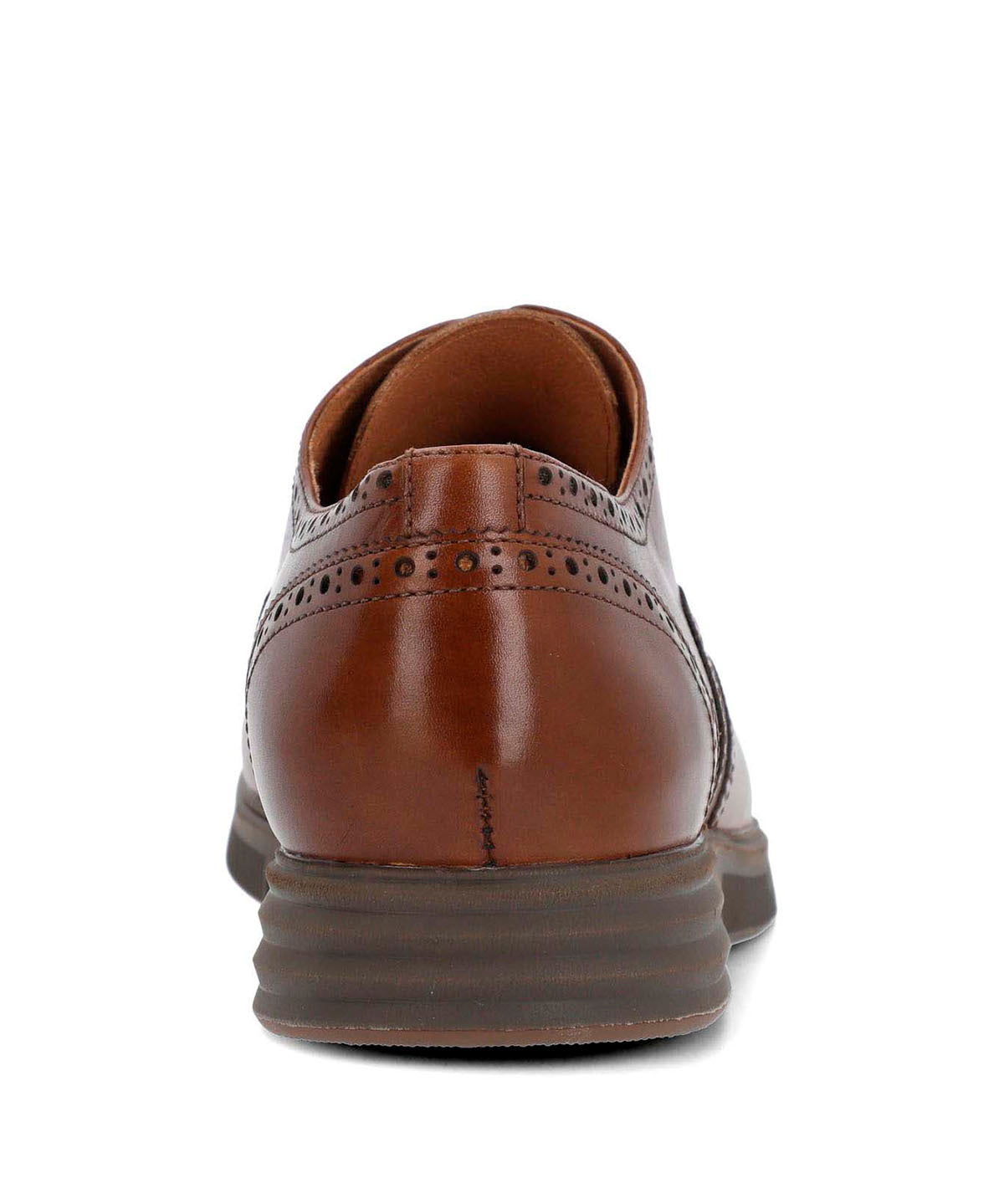 Zapato Cuero Hombre Wing Flex Café