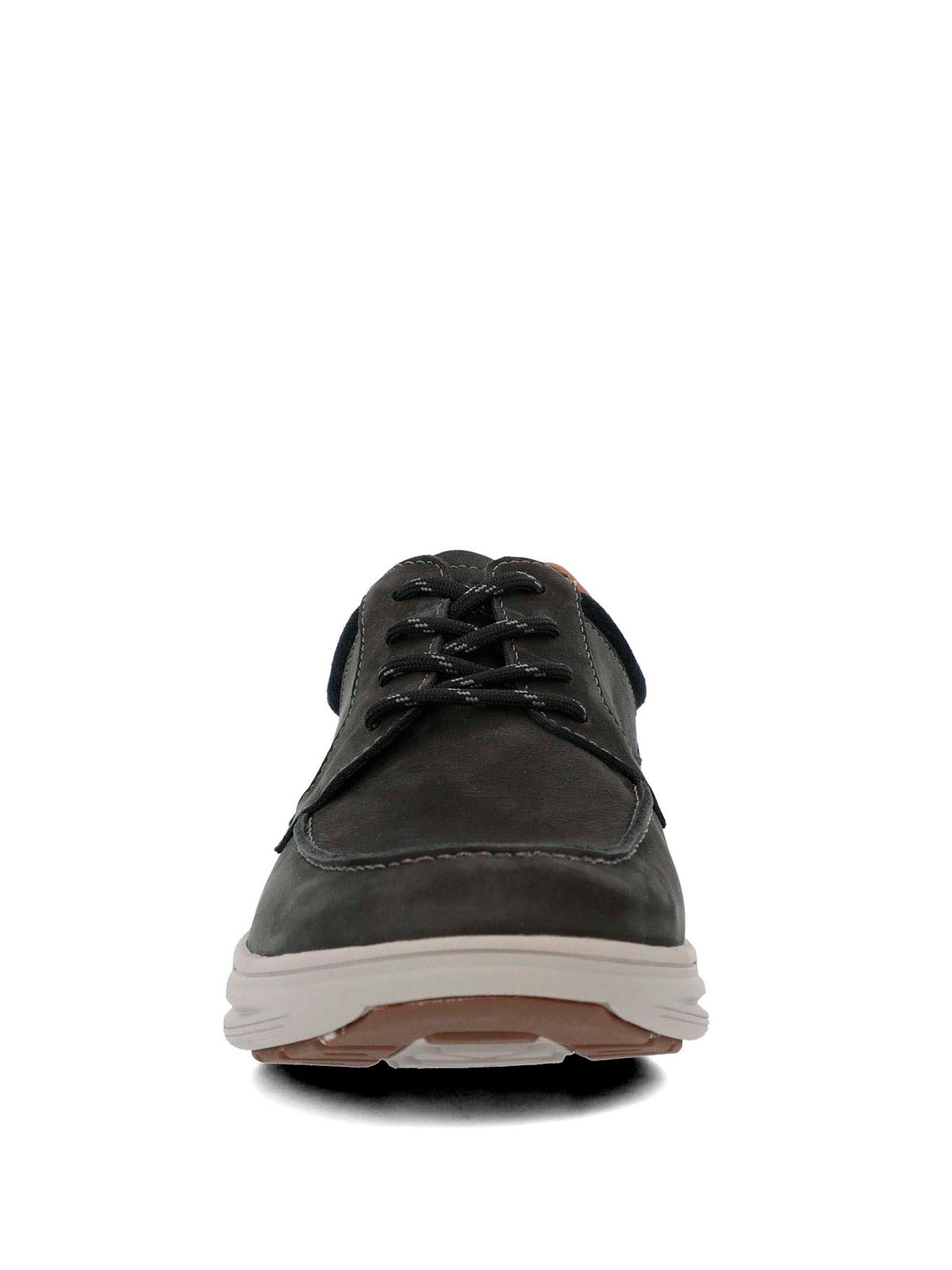 Zapatilla Cuero Hombre Molte Gris