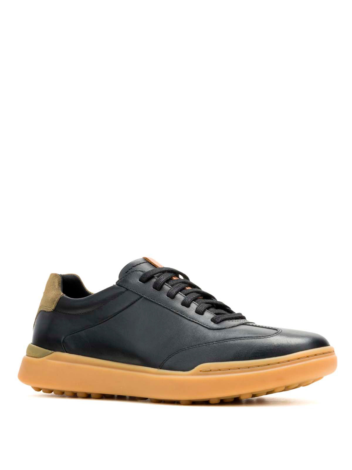 Zapatilla Cuero Hombre Wes Cap Toe Negra