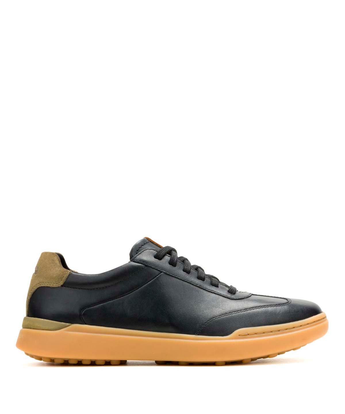 Zapatilla Cuero Hombre Wes Cap Toe Negra