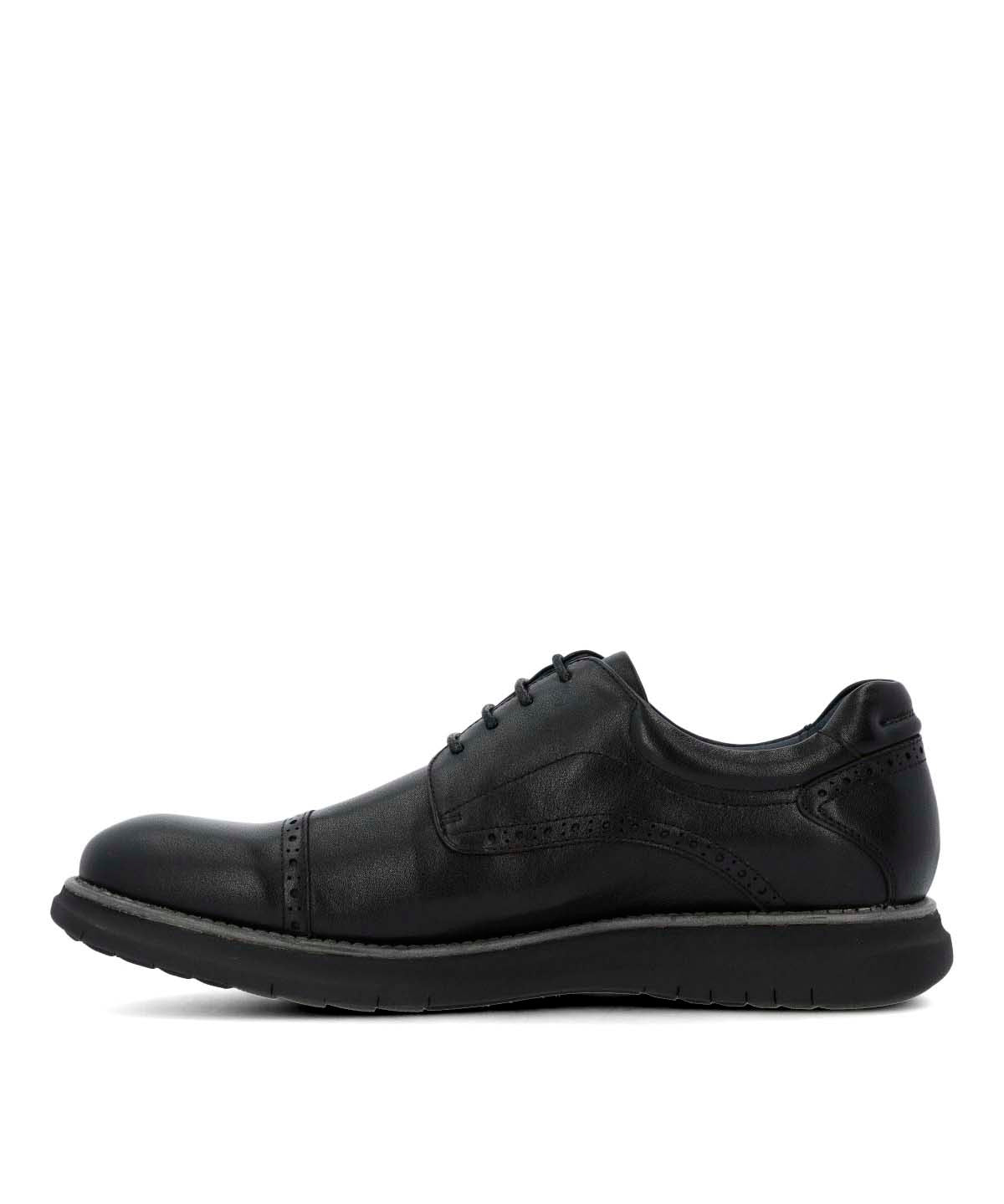 Zapato Cuero Hombre Sequio Negro