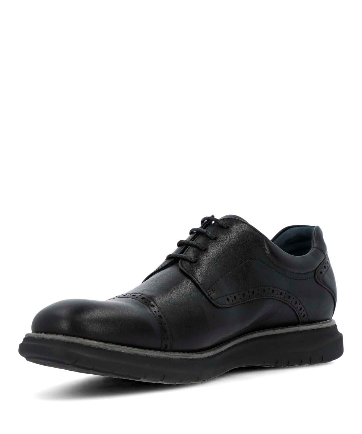 Zapato Cuero Hombre Sequio Negro