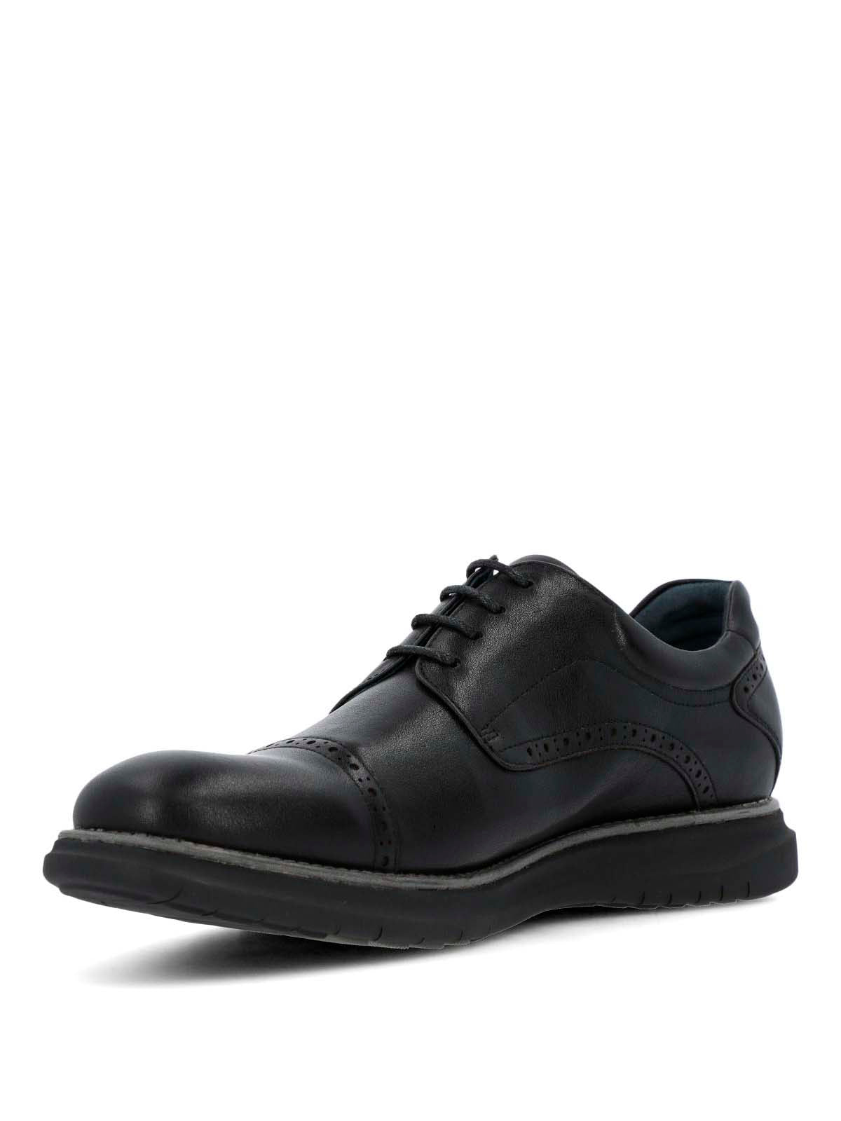 Zapato Cuero Hombre Sequio Negro
