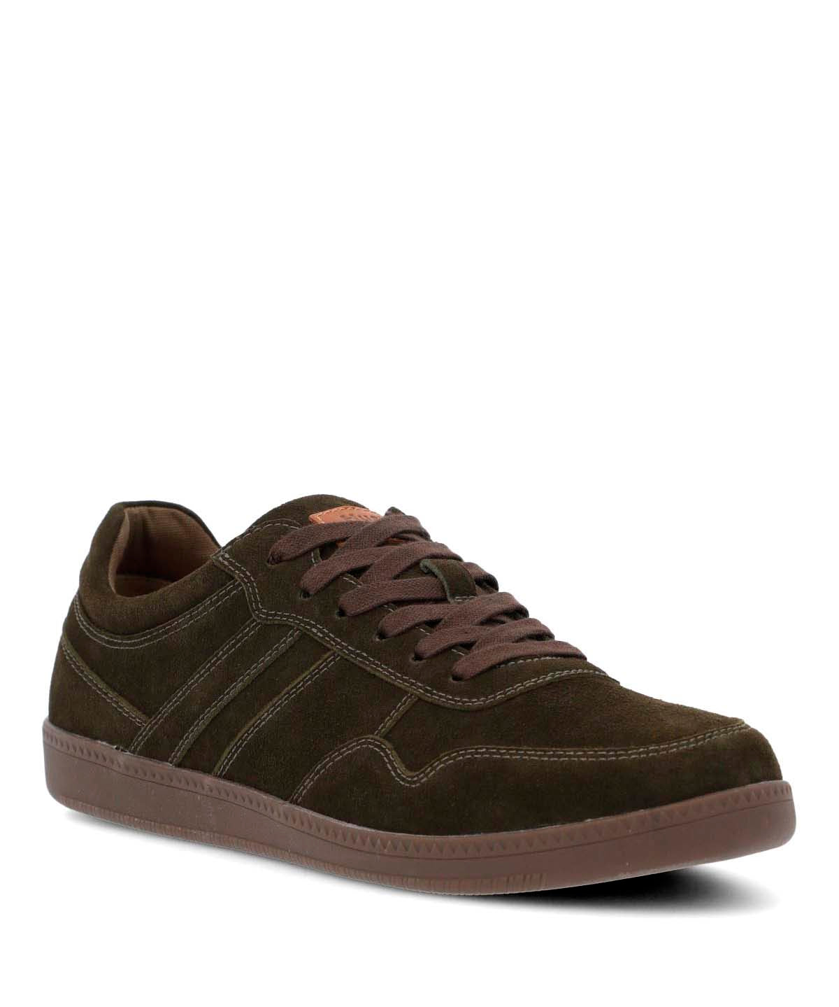 Zapatilla Cuero Hombre Mare Café