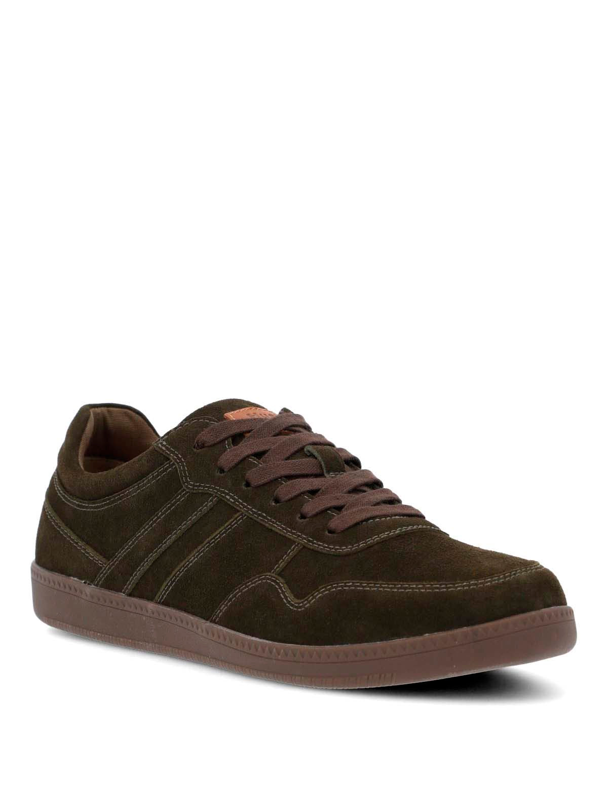 Zapatilla Cuero Hombre Mare Café