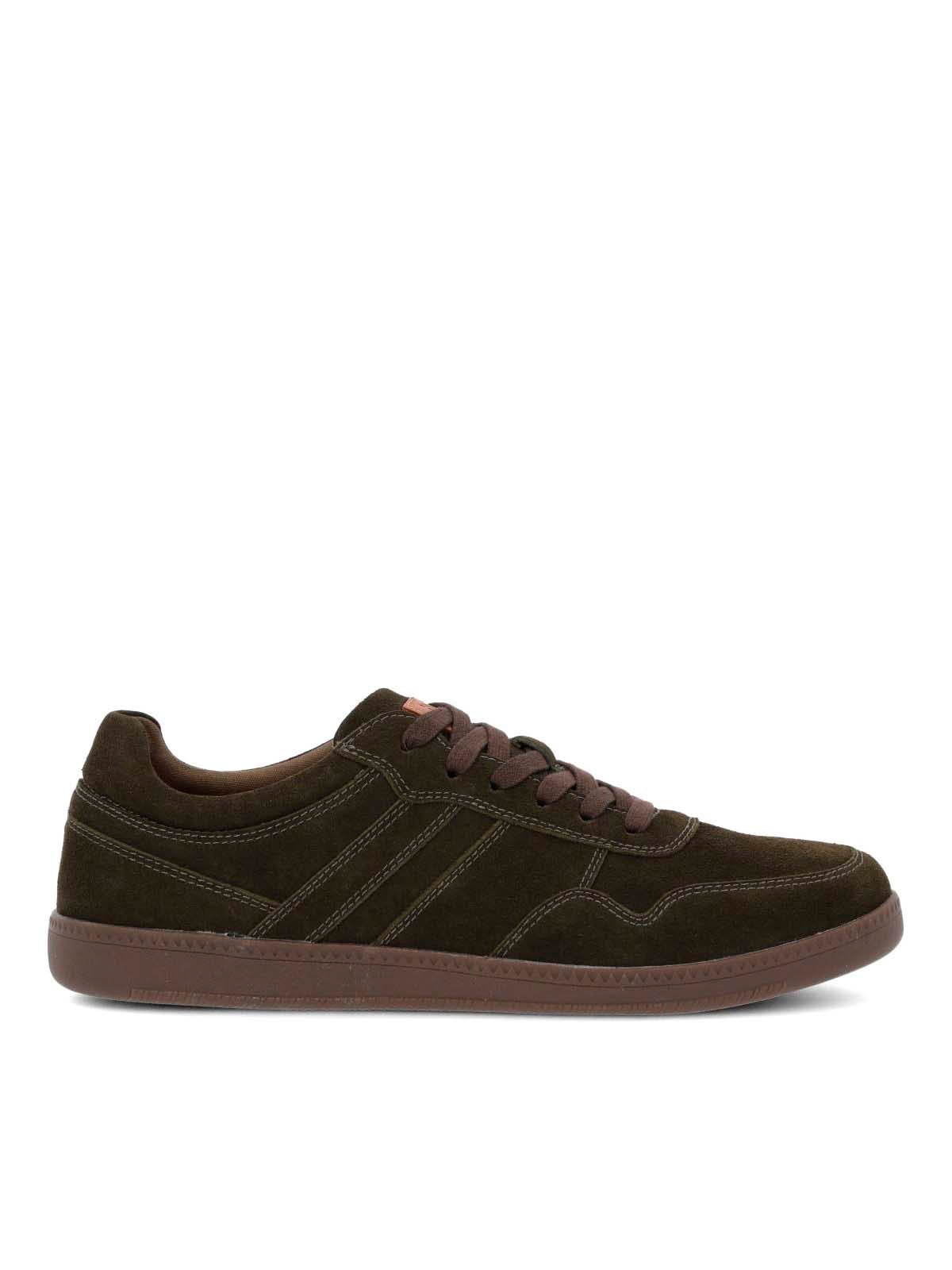 Zapatilla Cuero Hombre Mare Café