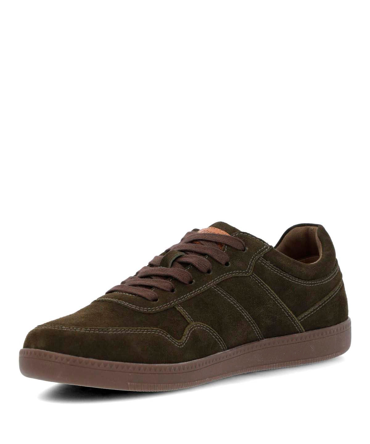 Zapatilla Cuero Hombre Mare Café