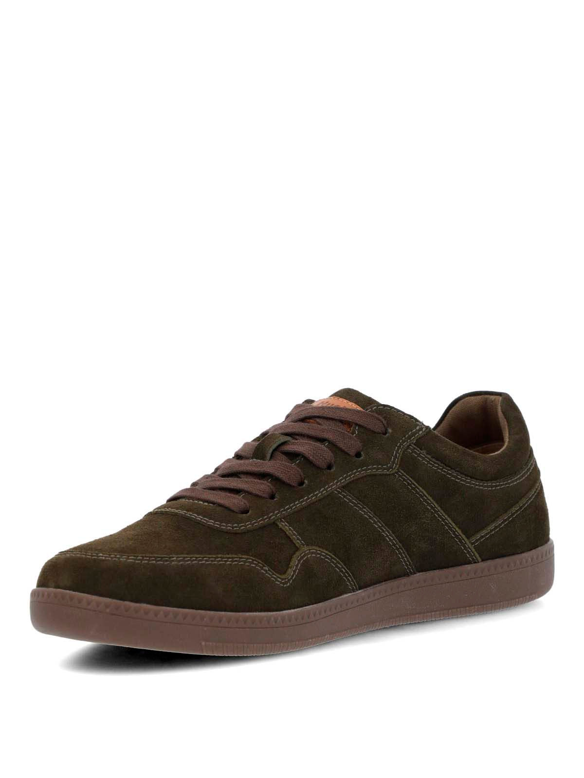 Zapatilla Cuero Hombre Mare Café
