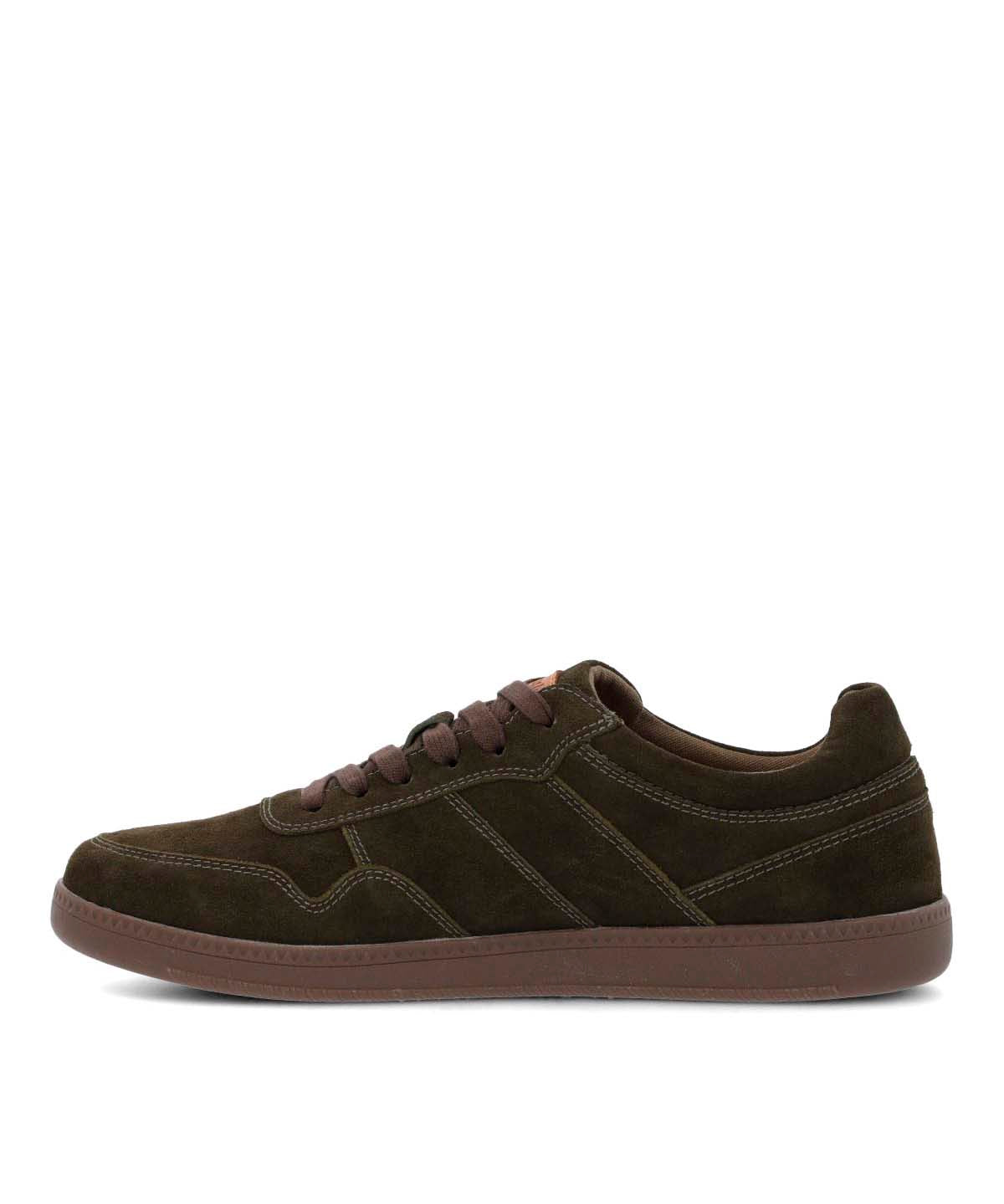 Zapatilla Cuero Hombre Mare Café