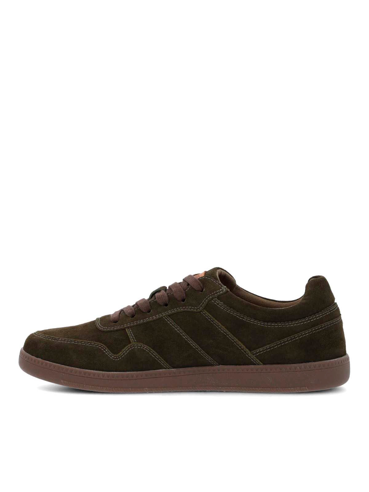 Zapatilla Cuero Hombre Mare Café