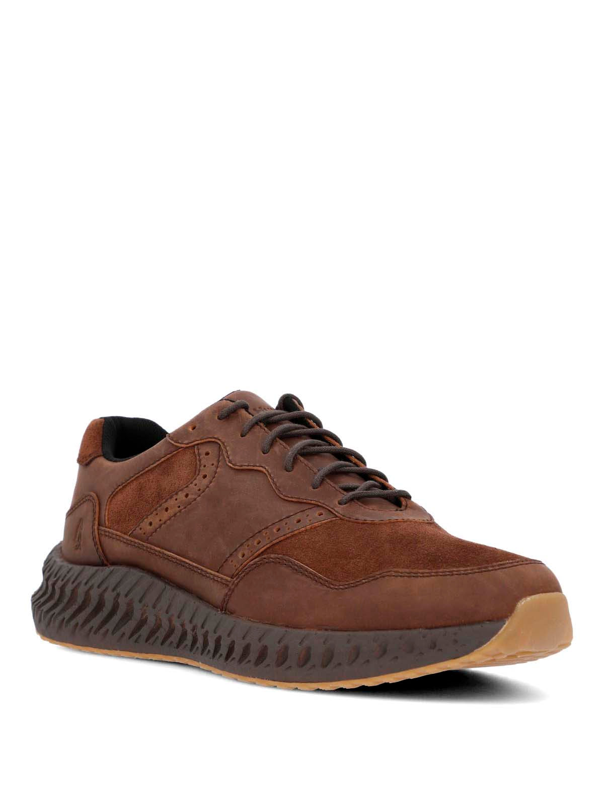 Zapatilla Cuero Hombre Spinal Brio Café
