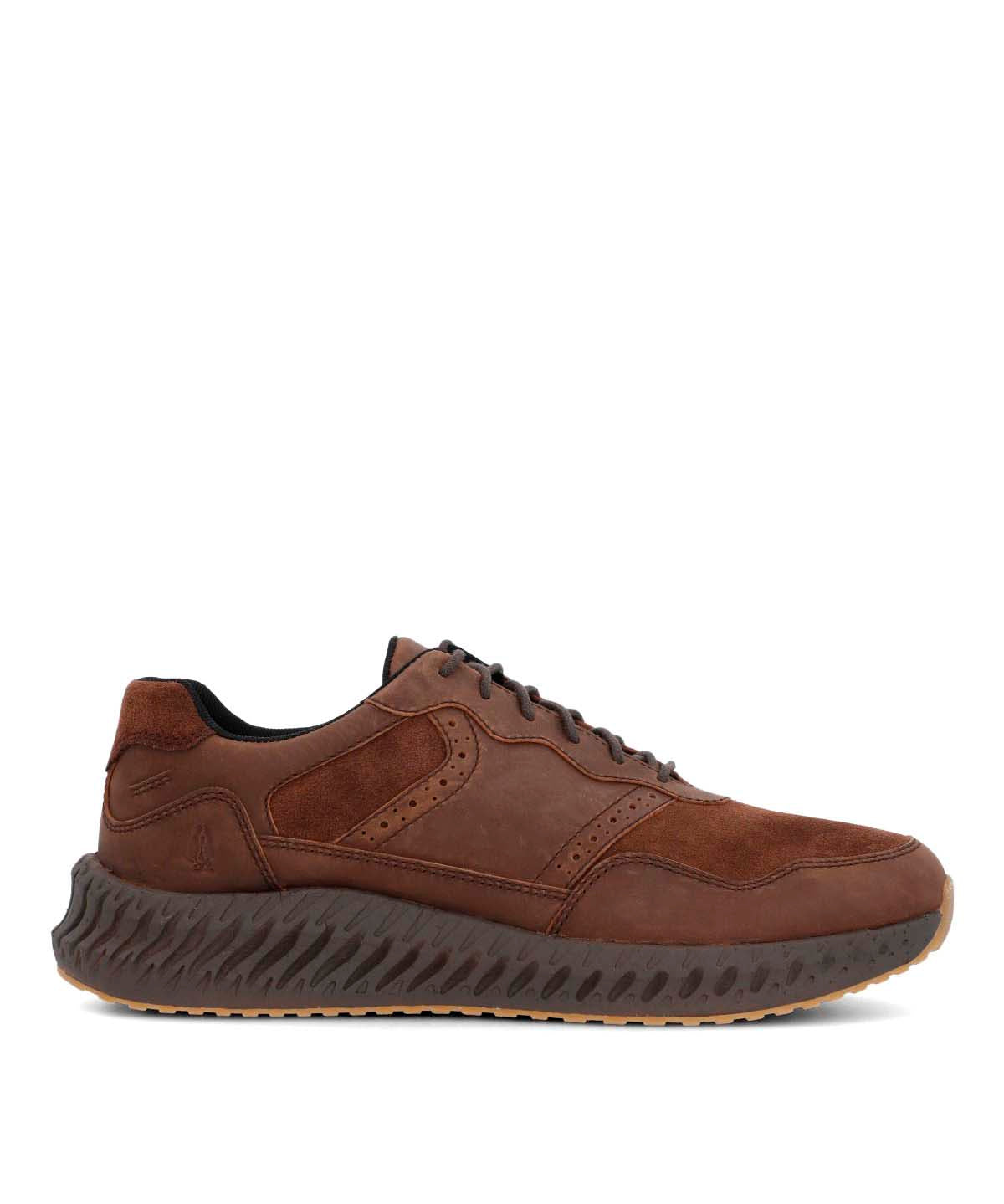 Zapatilla Cuero Hombre Spinal Brio Café