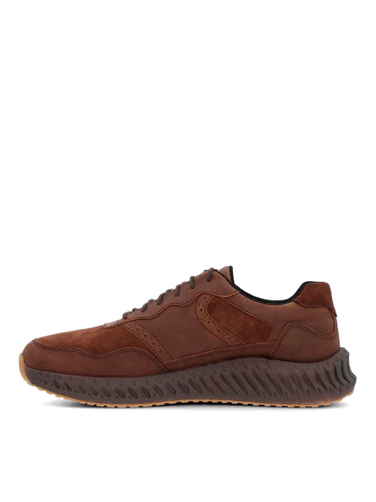 Zapatilla Cuero Hombre Spinal Brio Café