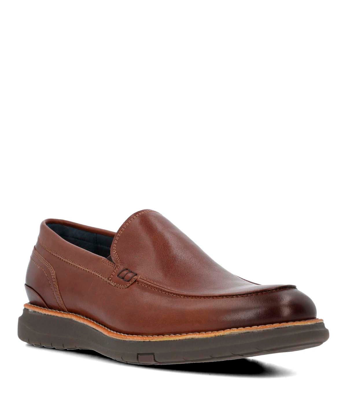Mocasin Cuero Hombre Samar Café