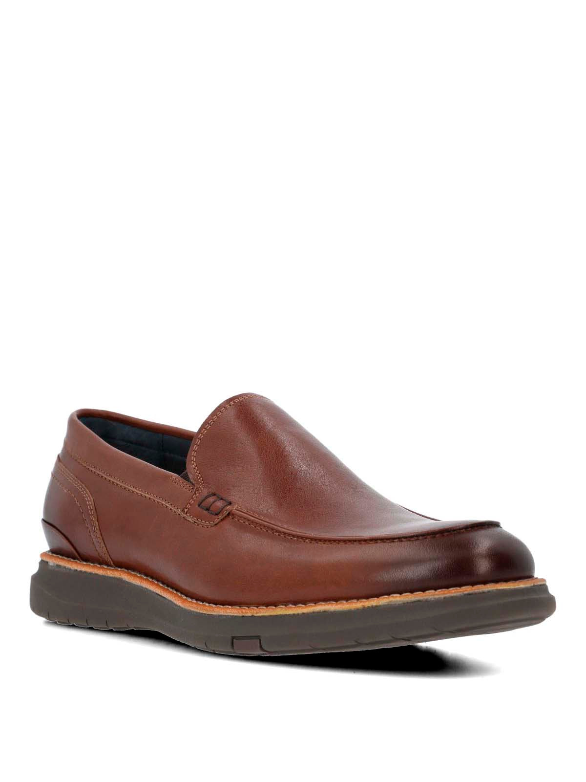 Mocasin Cuero Hombre Samar Café
