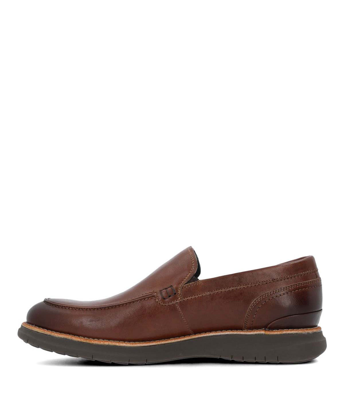 Mocasin Cuero Hombre Samar Café