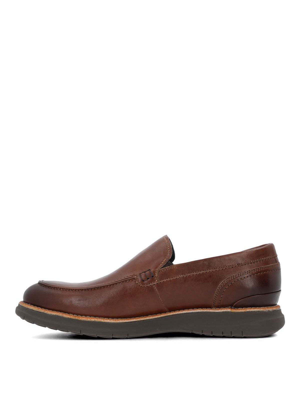 Mocasin Cuero Hombre Samar Café