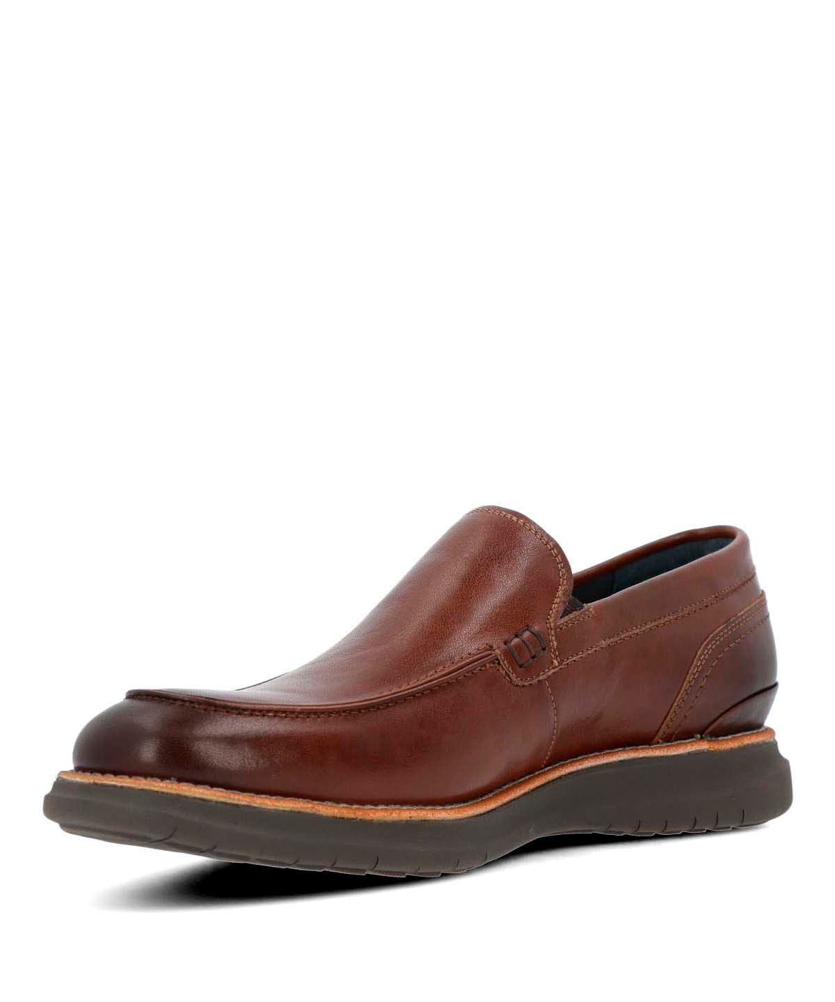 Mocasin Cuero Hombre Samar Café