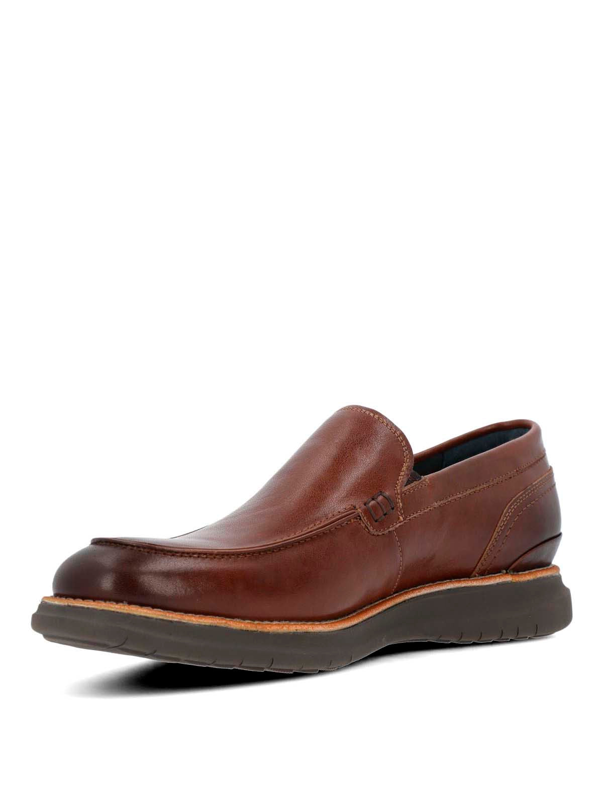 Mocasin Cuero Hombre Samar Café