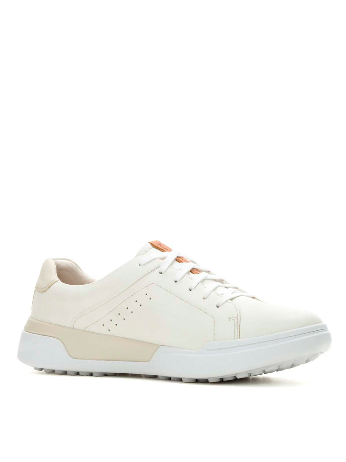 Zapatilla Cuero Hombre Wes Laceup Blanca