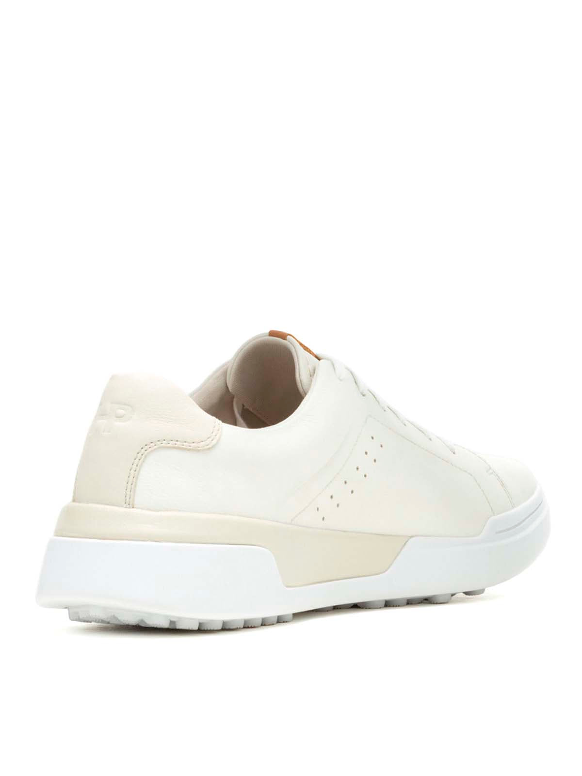 Zapatilla Cuero Hombre Wes Laceup Blanca