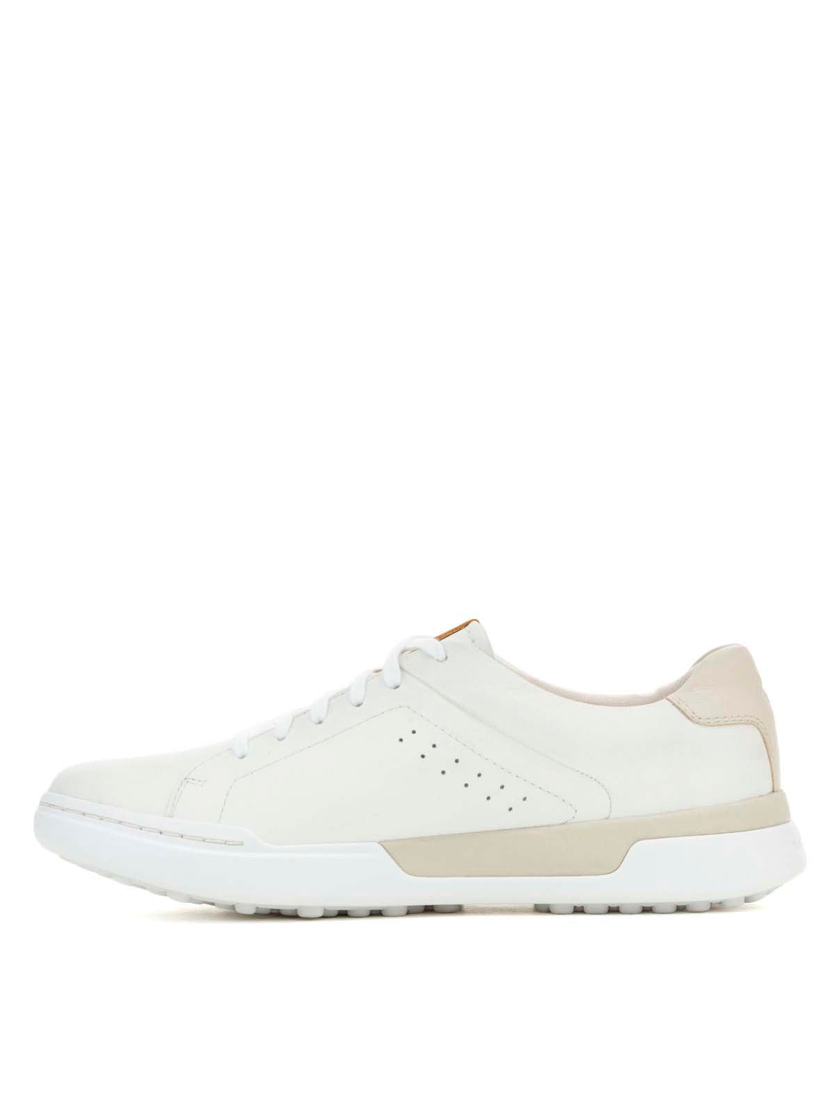 Zapatilla Cuero Hombre Wes Laceup Blanca