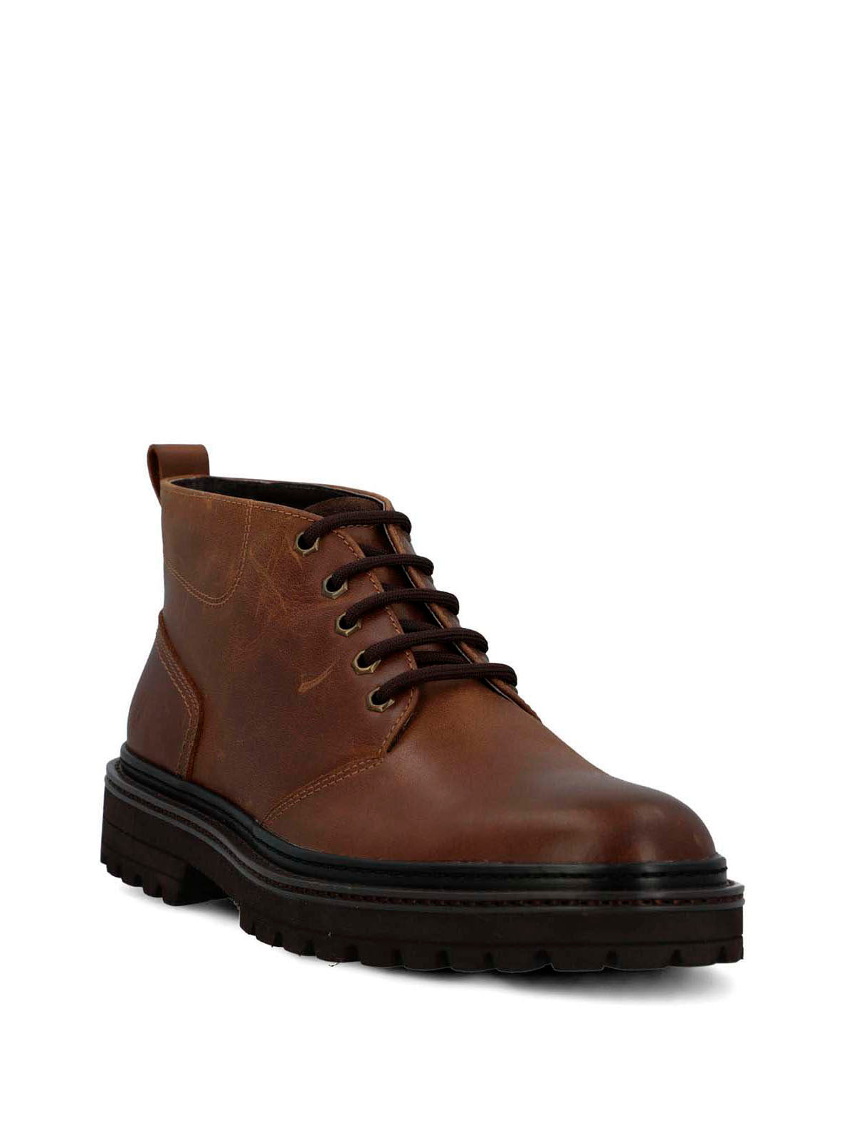 Botin Cuero Hombre Notem Café | Hush Puppies