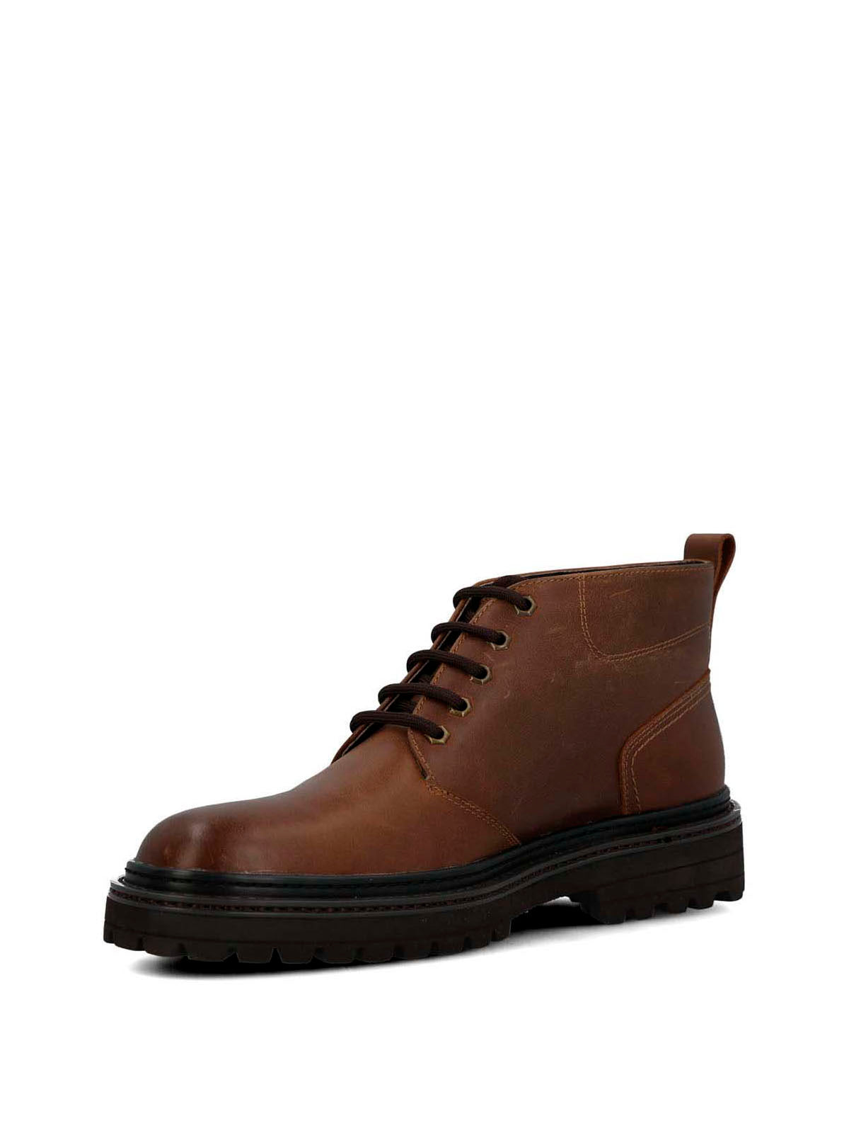 Botin Cuero Hombre Notem Café | Hush Puppies