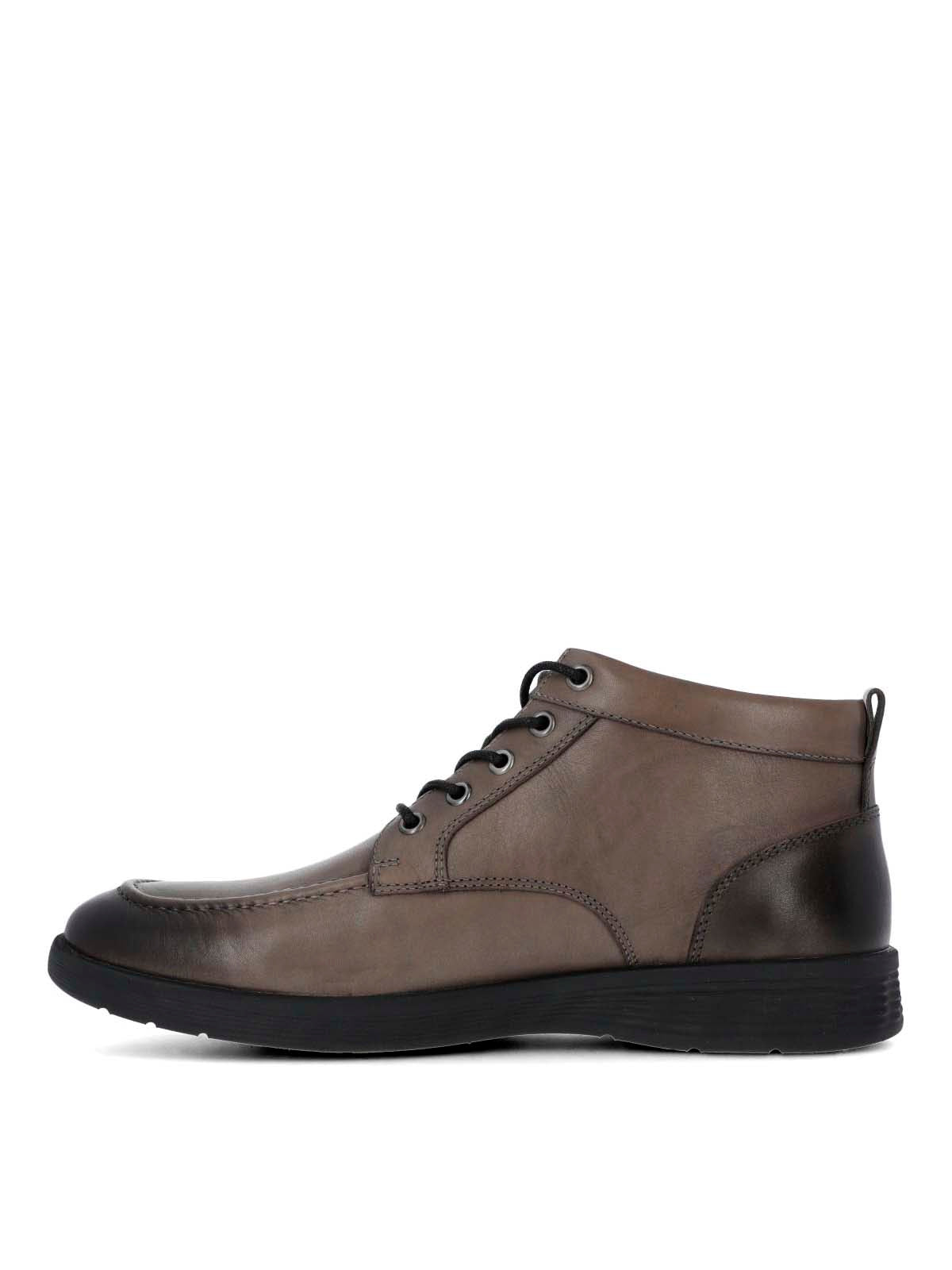 Botin Cuero Hombre Spinal Strike Gris