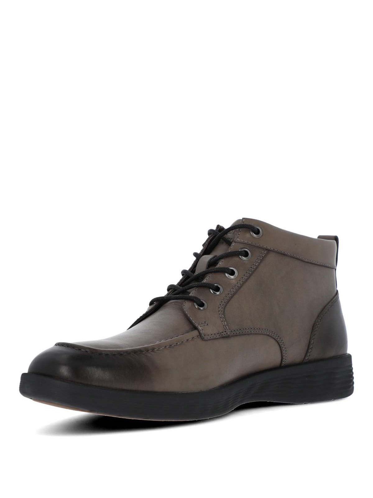 Botin Cuero Hombre Spinal Strike Gris