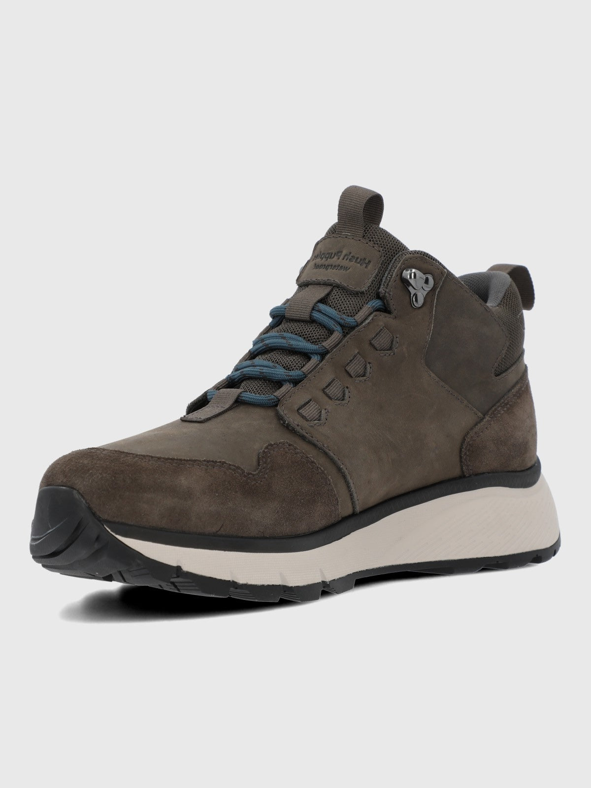 Botin Cuero Hombre Gavier Gris