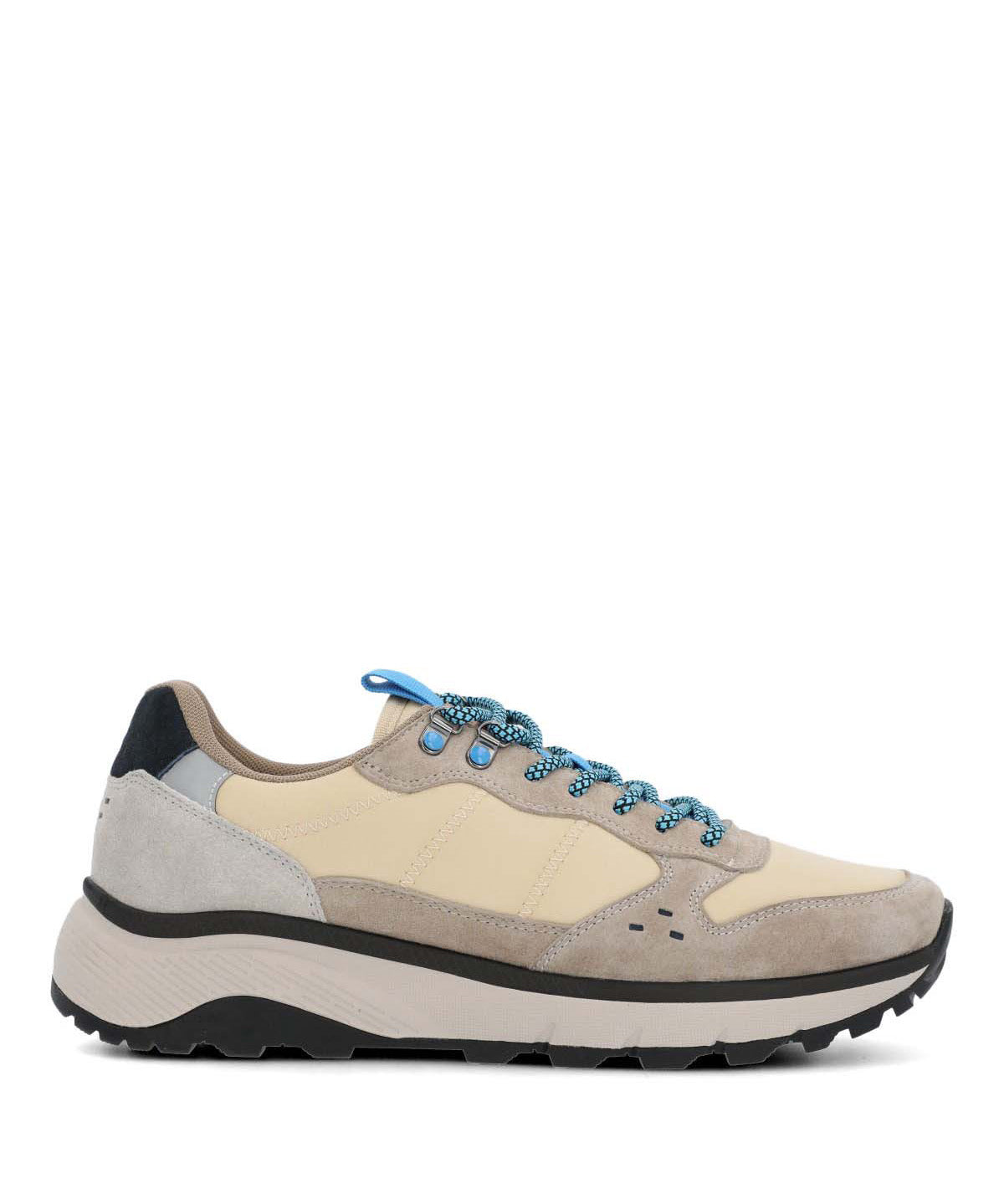 Zapatilla Cuero Hombre Lux Beige