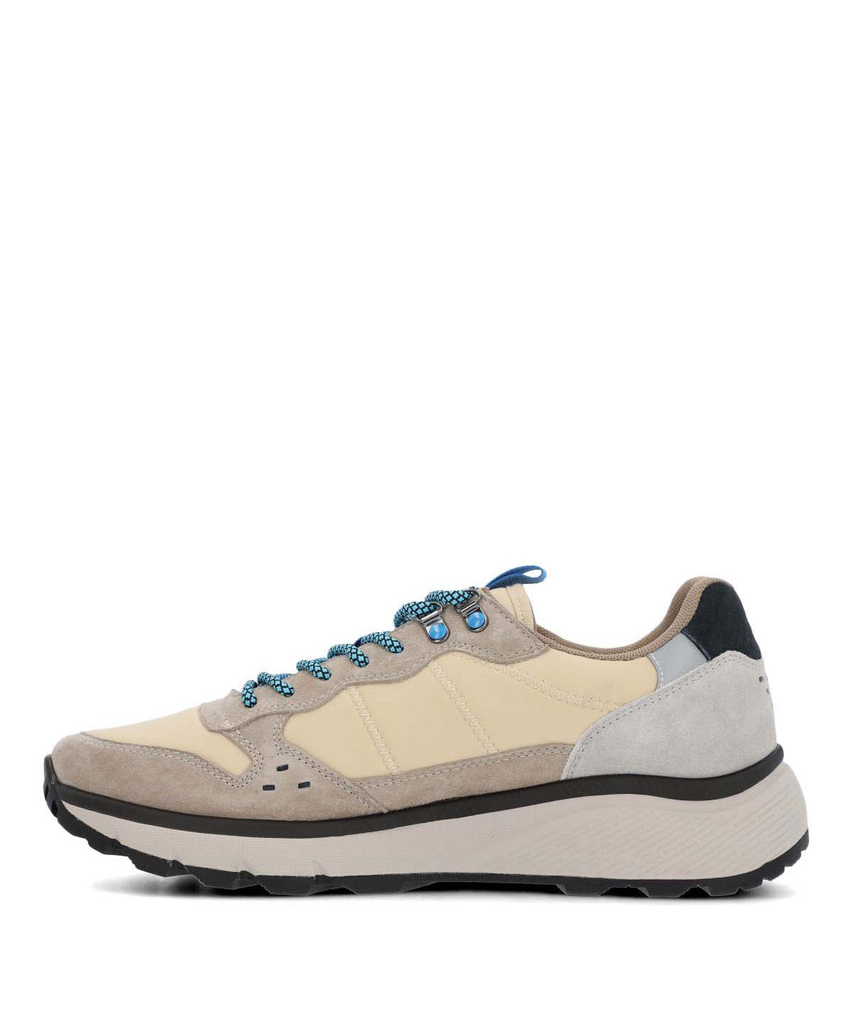 Zapatilla Cuero Hombre Lux Beige
