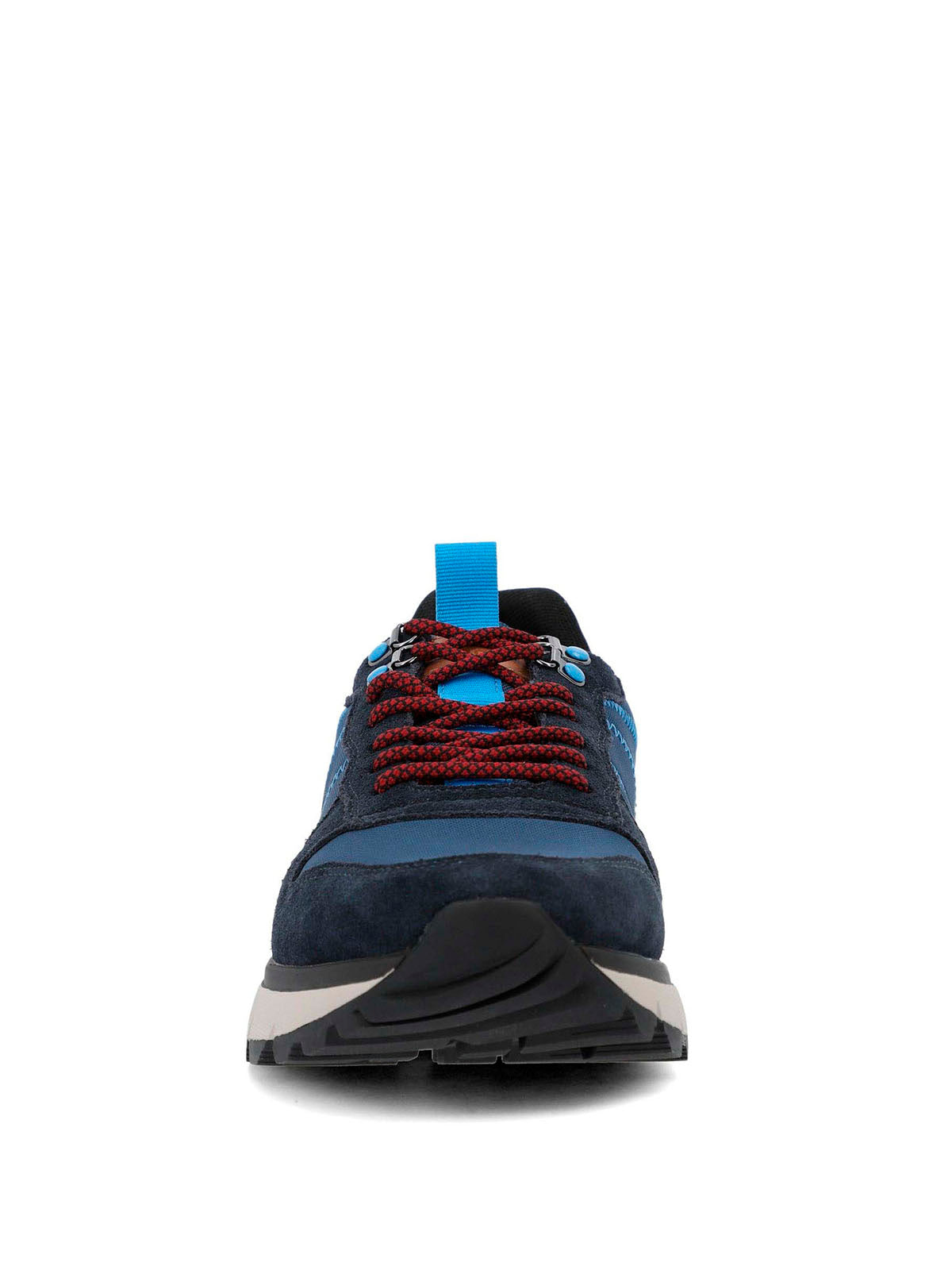 Zapatilla Cuero Hombre Lux Azul