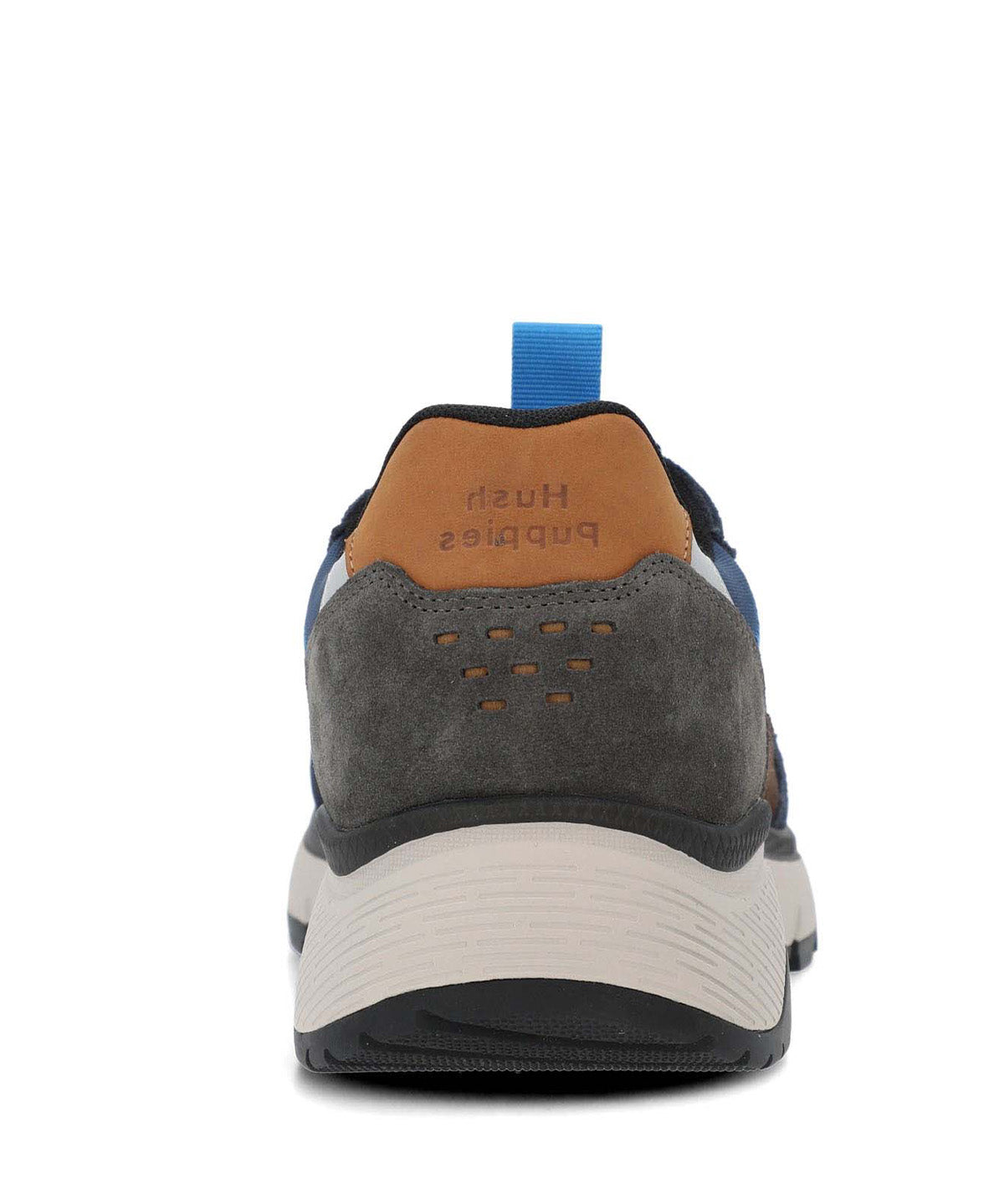 Zapatilla Cuero Hombre Lux Azul