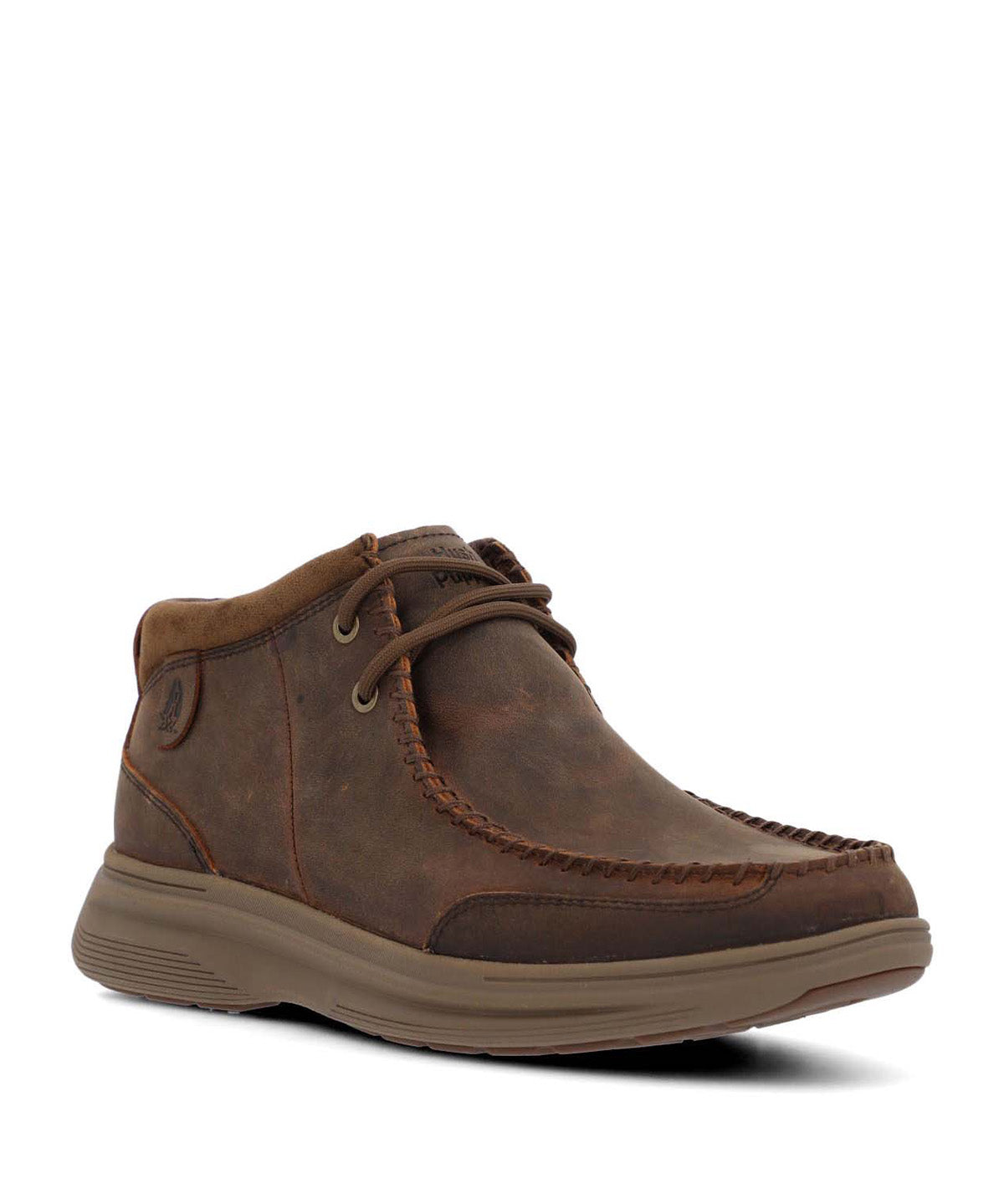 Botin Cuero Hombre Montaro Café Oscuro